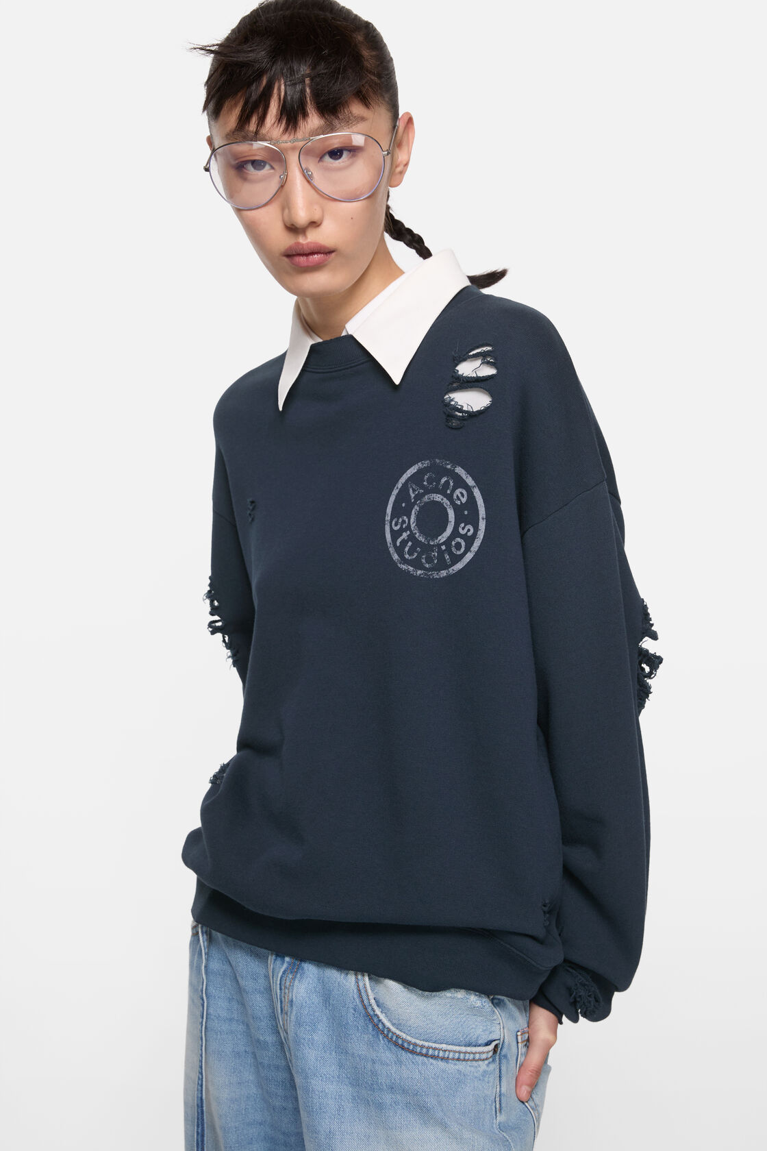 Fjädrad flanelltröja