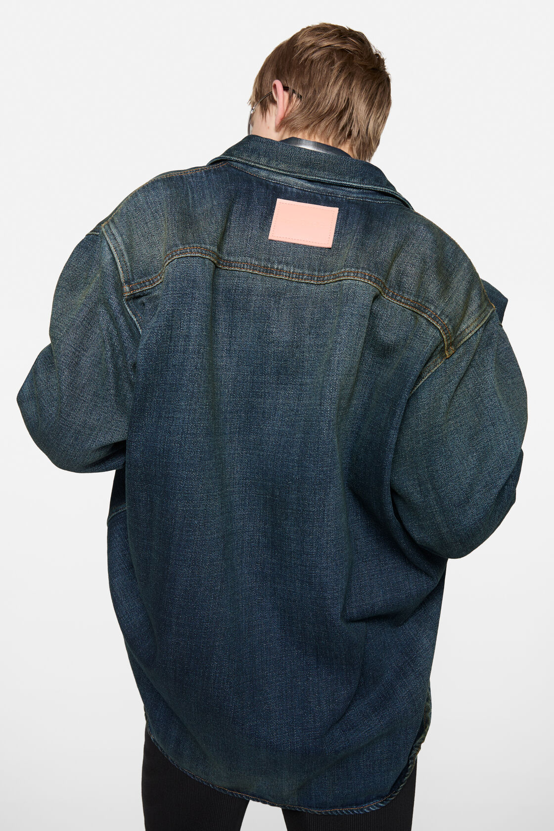 Denim-knäppshirt