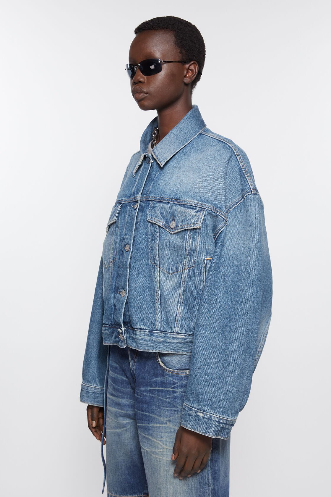 Denimjacka – slapp passform