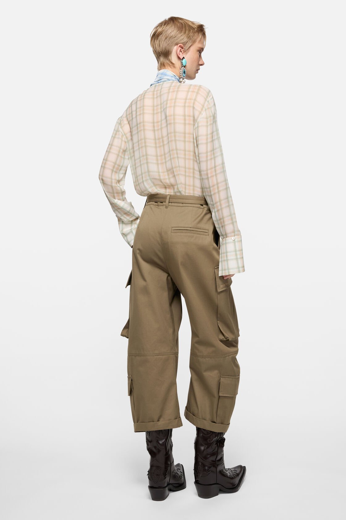 Twill cargobyxor