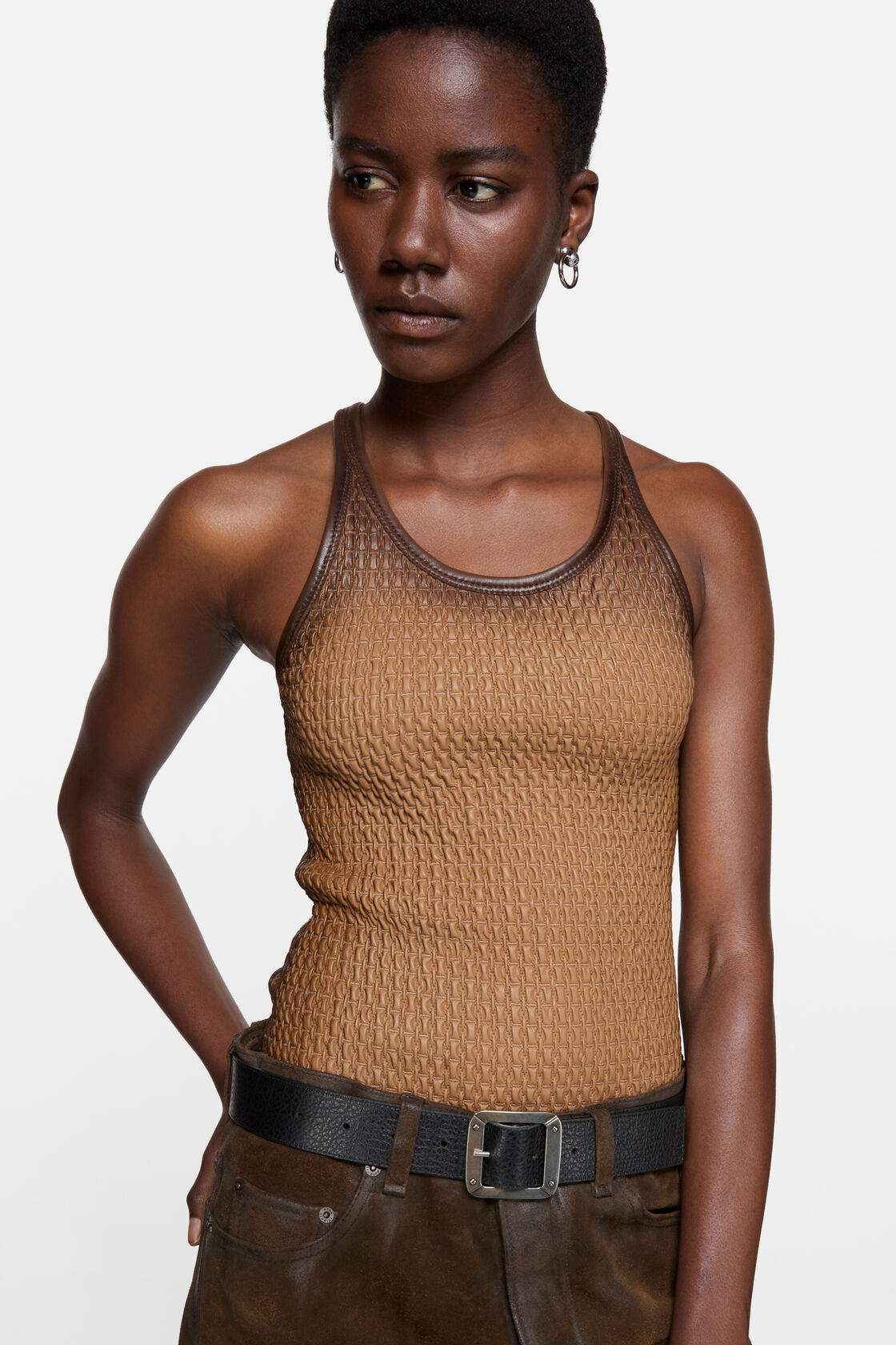 Lädertanktop