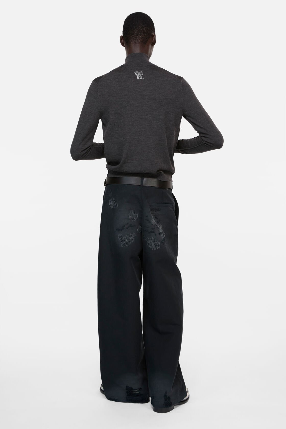 Reparerade byxor - Regular fit
