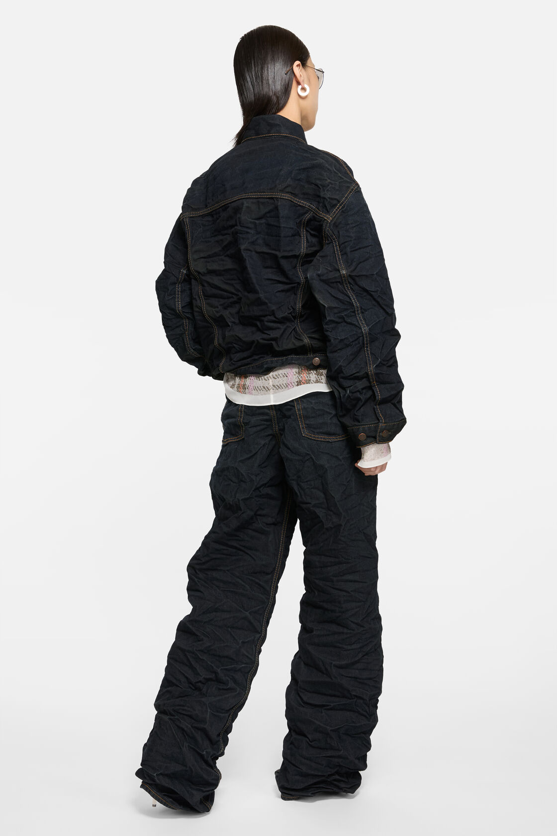 Fårad denimjacka