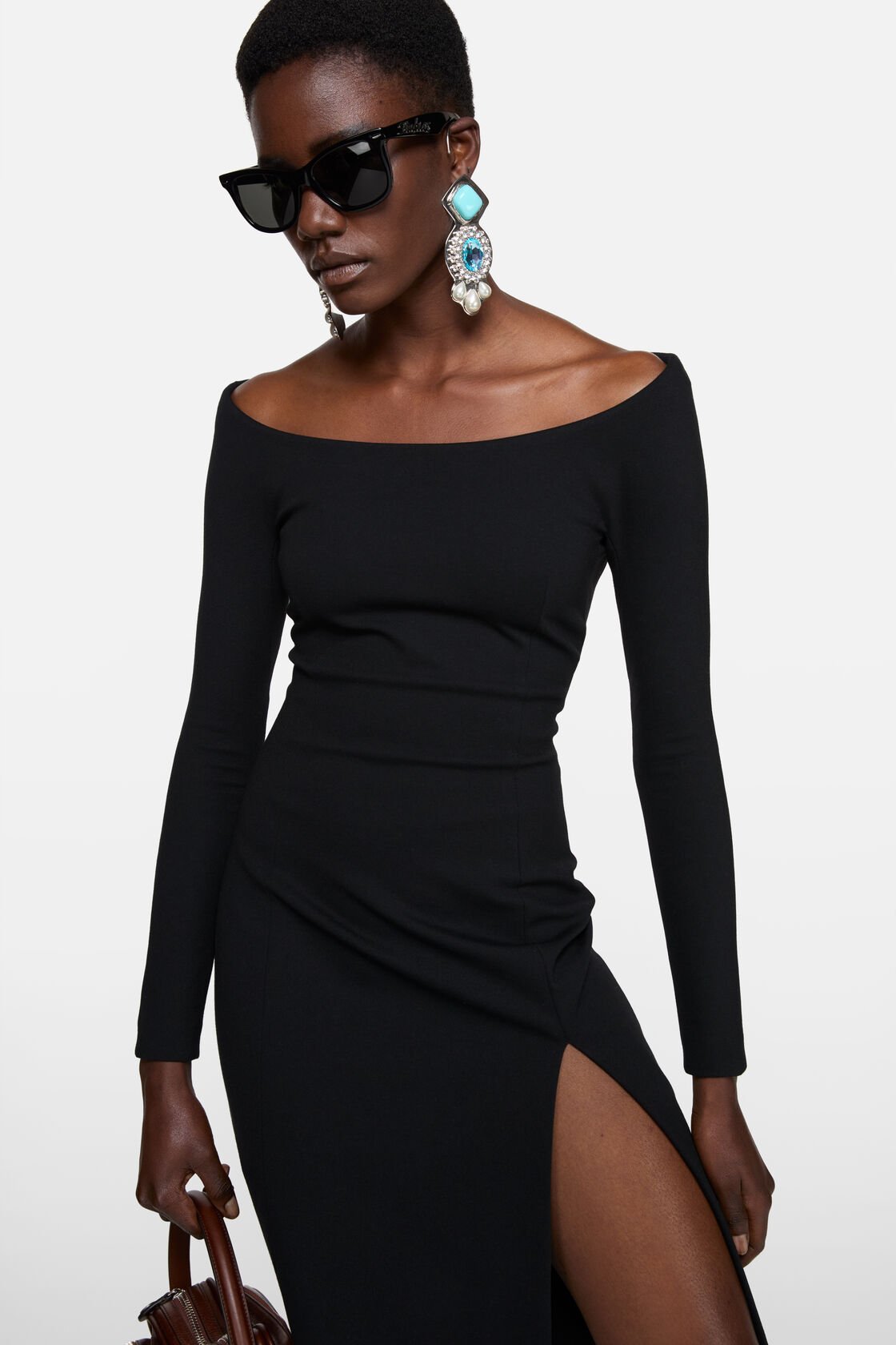 Långärms midi-dress