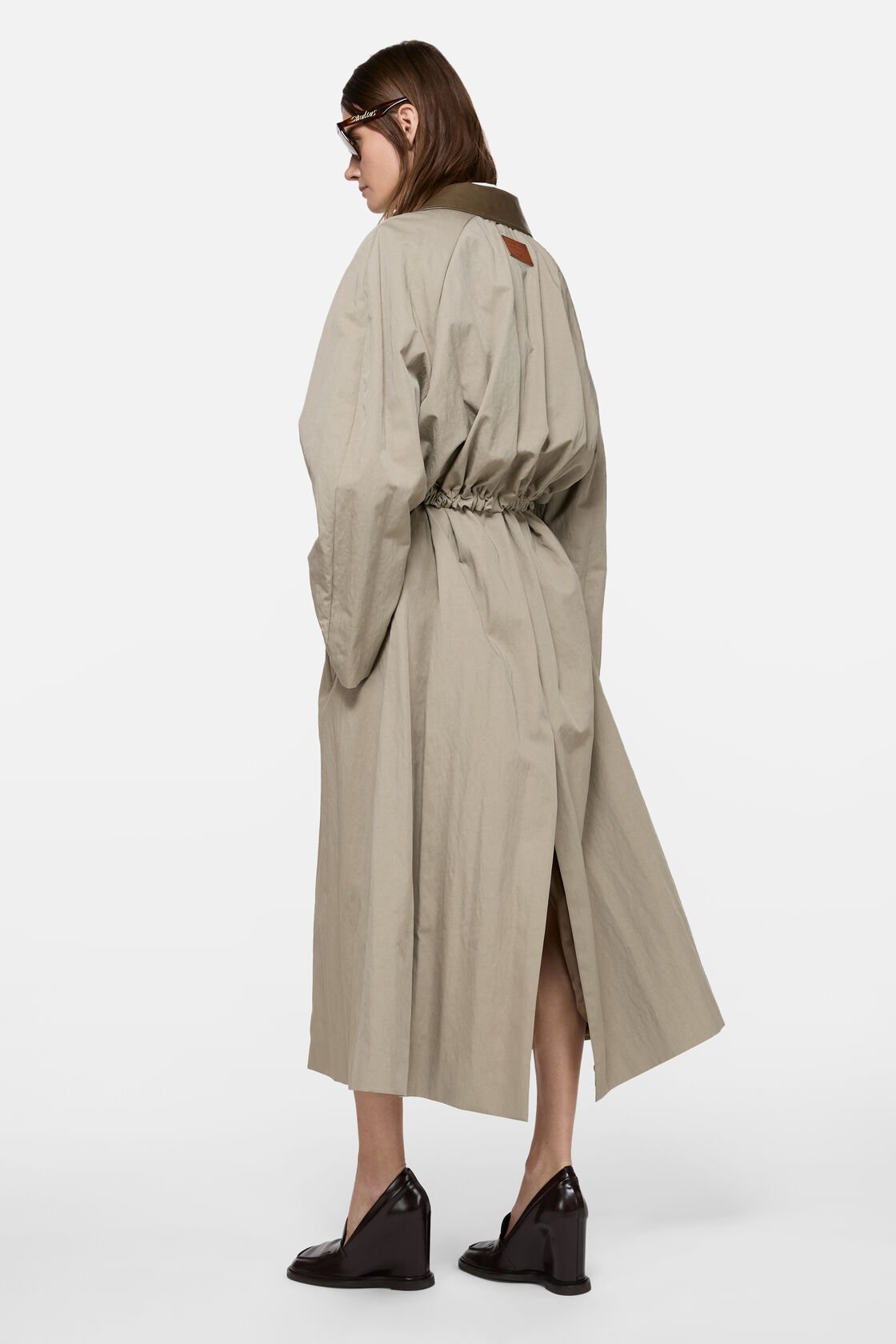 Bältad trenchcoat