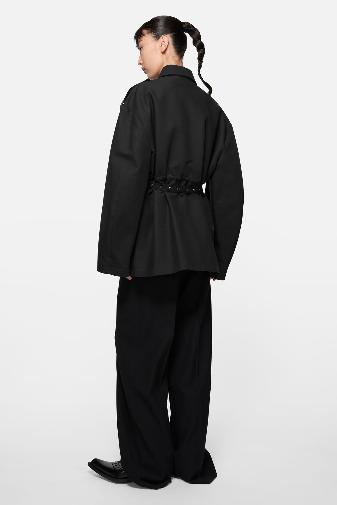 Satinblousonjacka