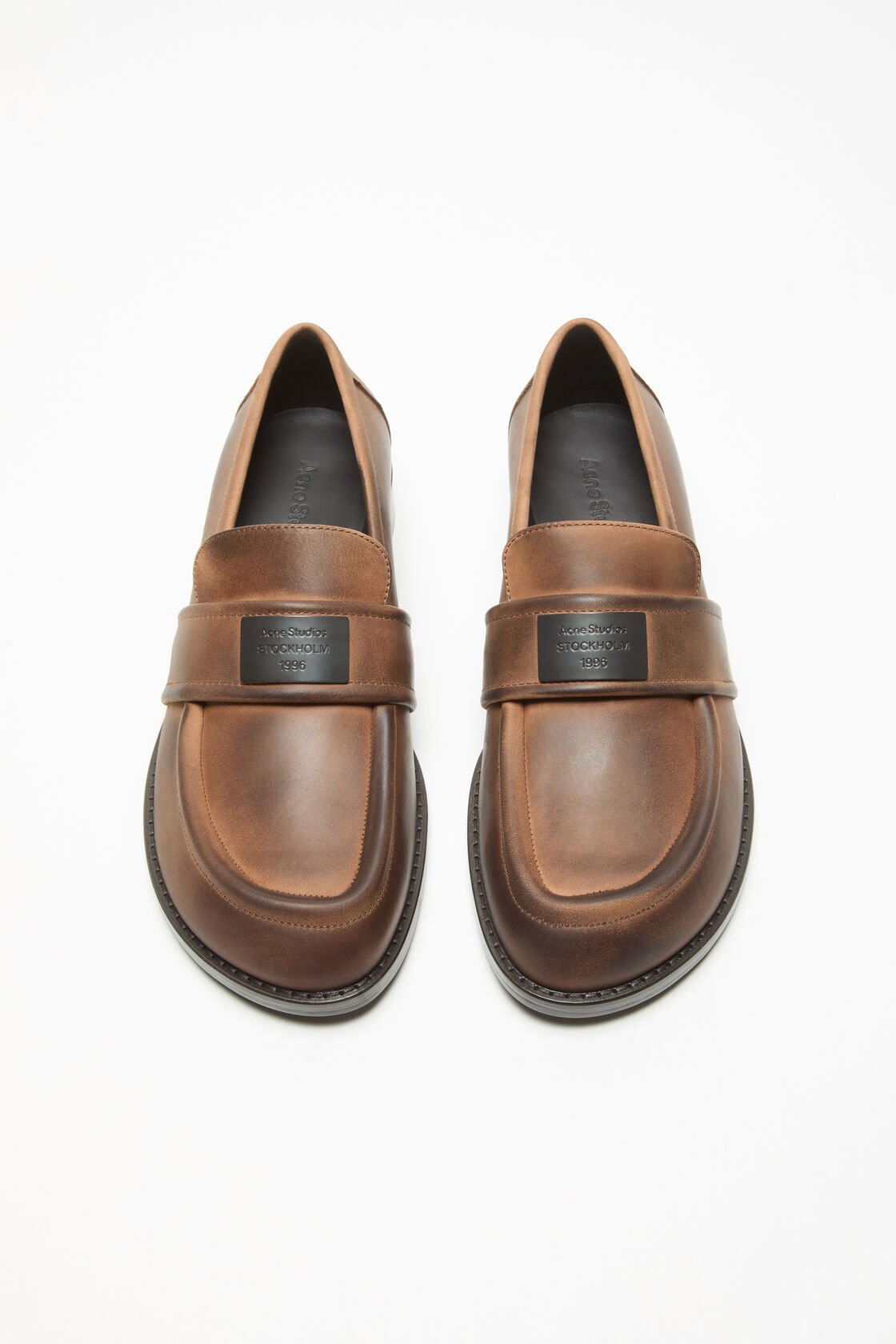 Vintage läderloafer