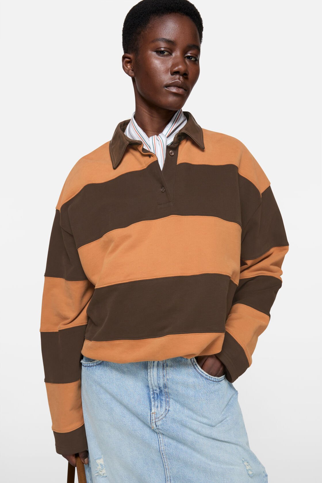 Streckad polokofta
