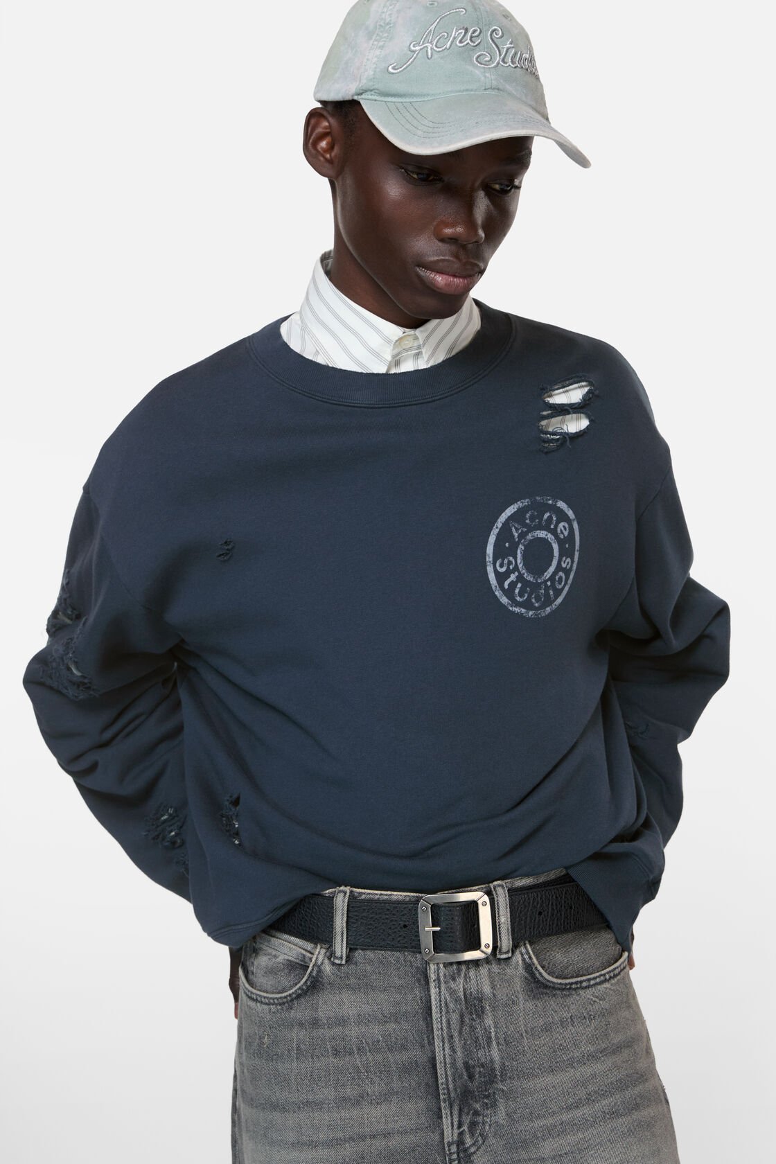 Fjädrad frottétröja