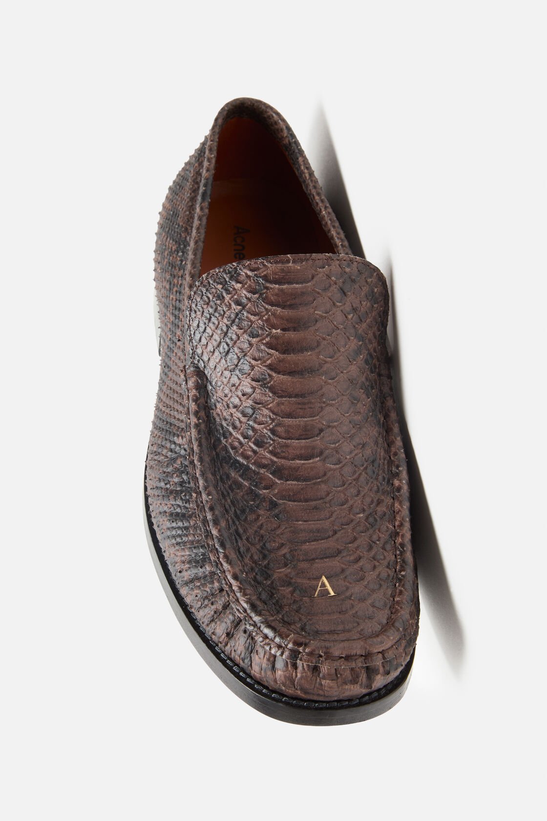 Tryckta pythonloafer