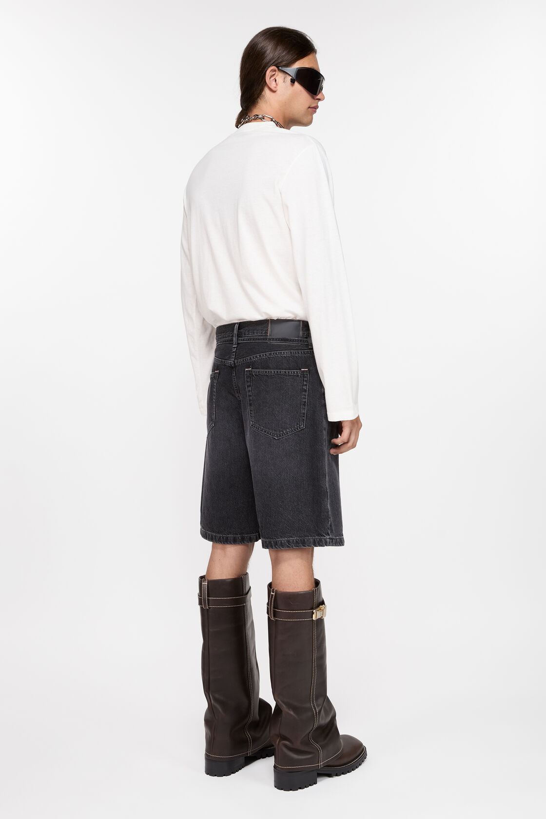 Lösa byxor i denim