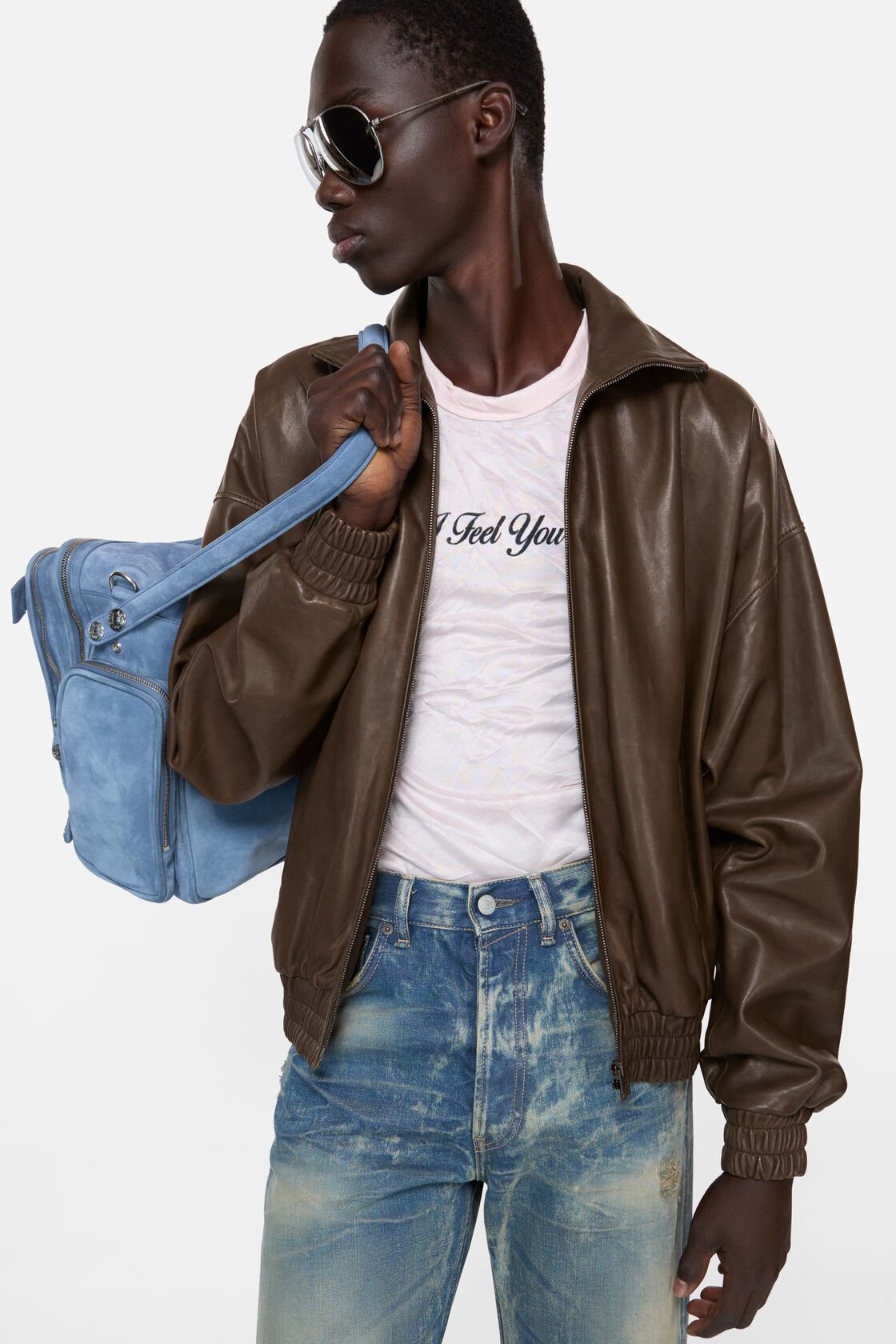 Läderblouson