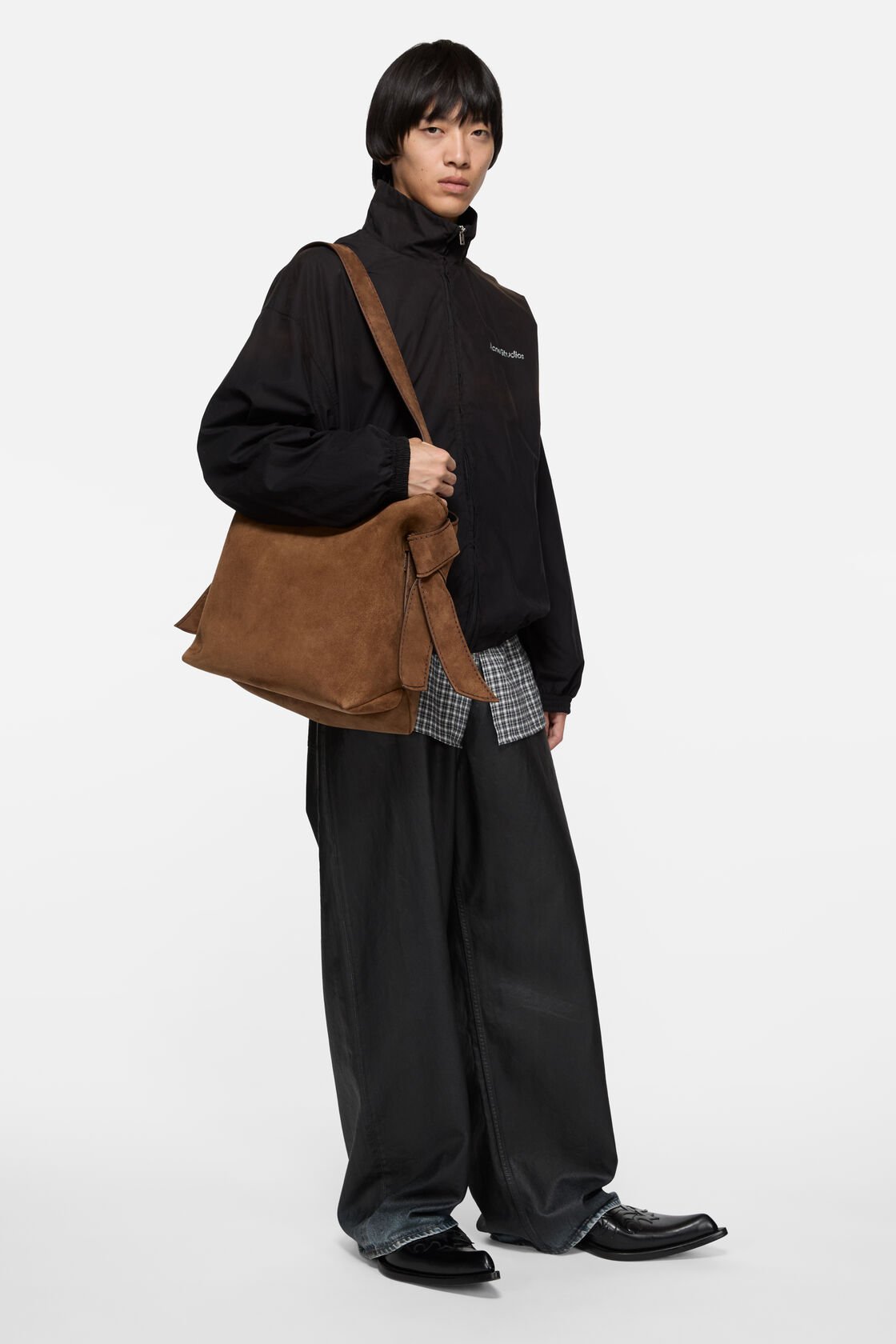 Musubi suede midi-tas
