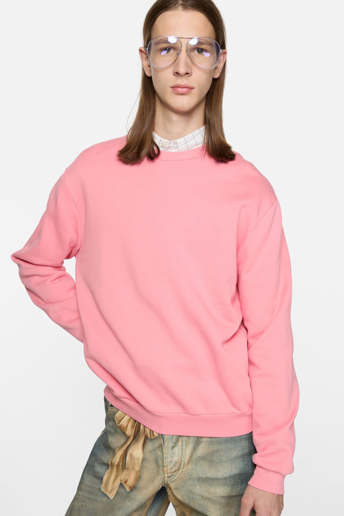 Fleece med logotyptröja