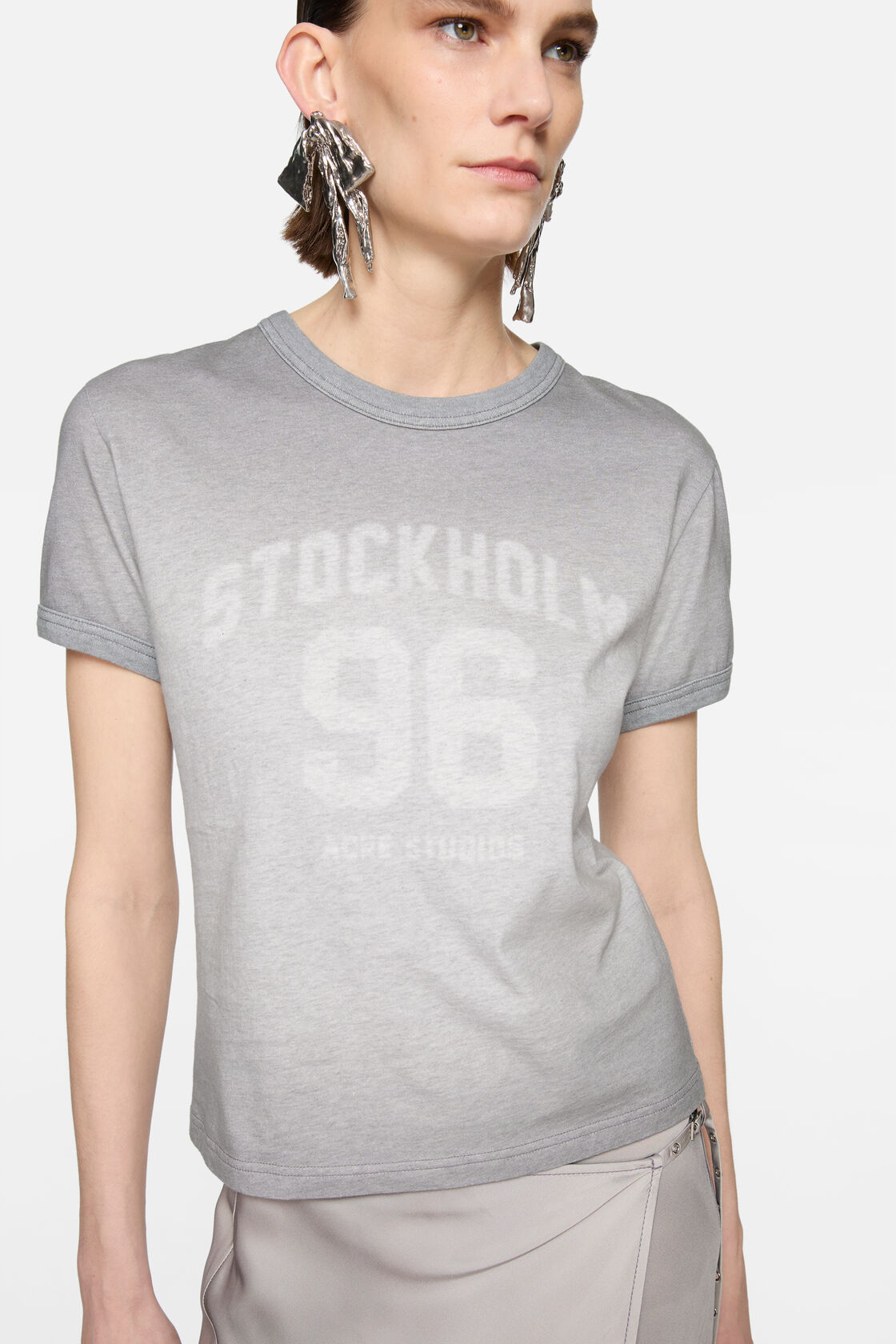 Sprutad vintage-logotyp T-shirt