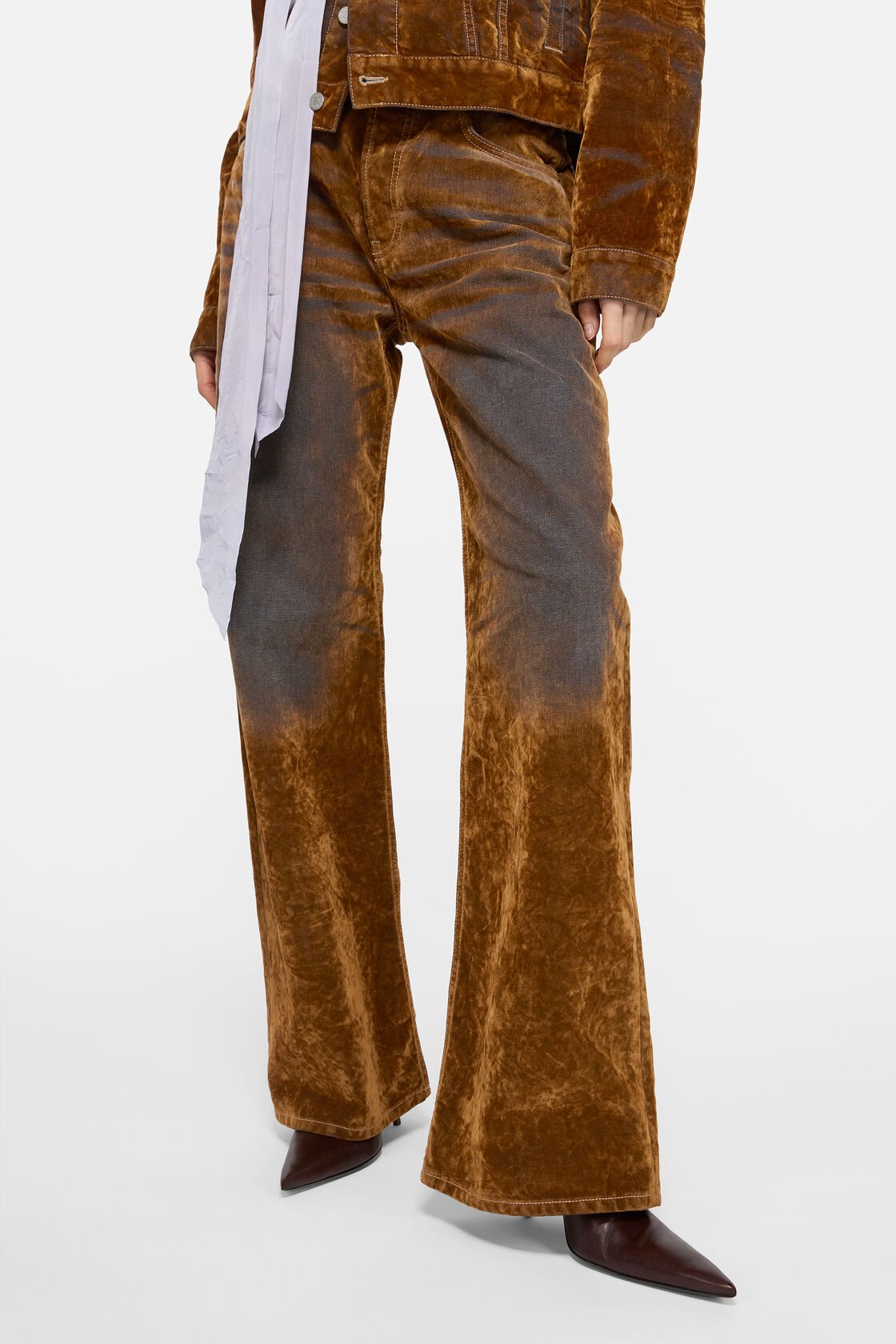 Flockade jeans i tyg - 2021