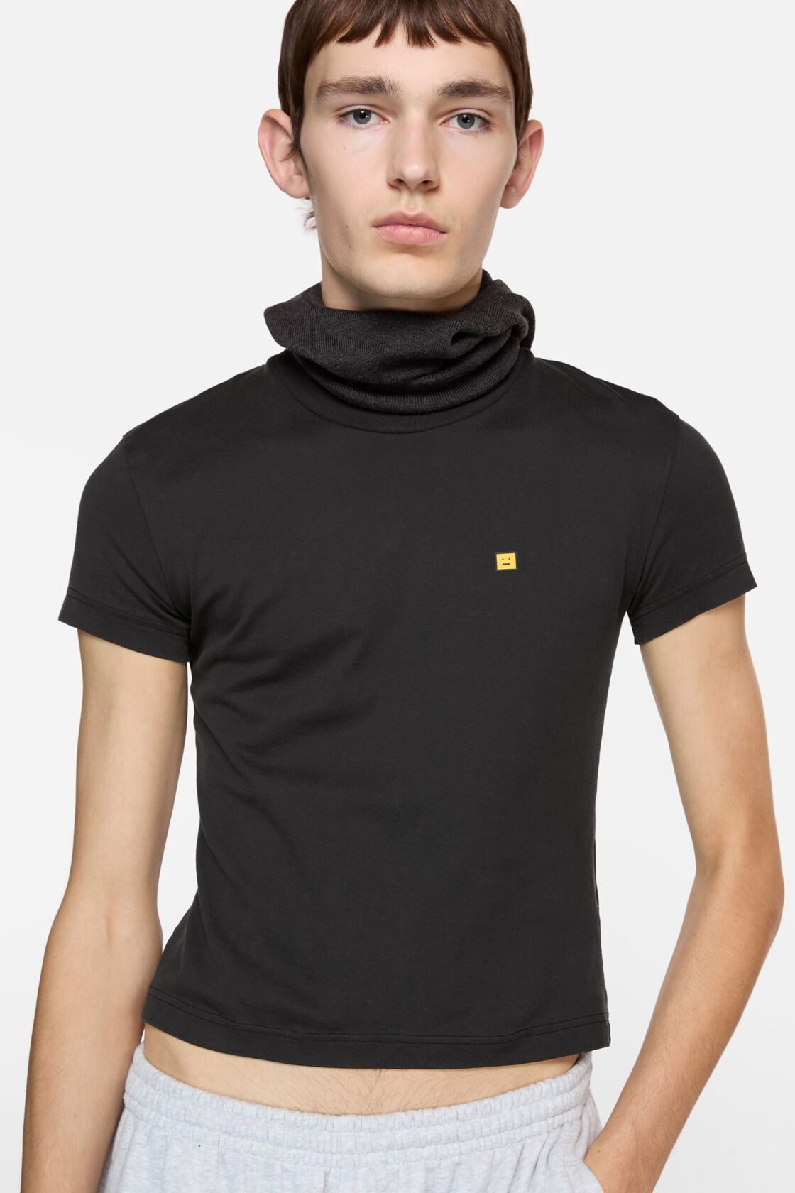Ansiktslogotyp T-shirt - snärtad