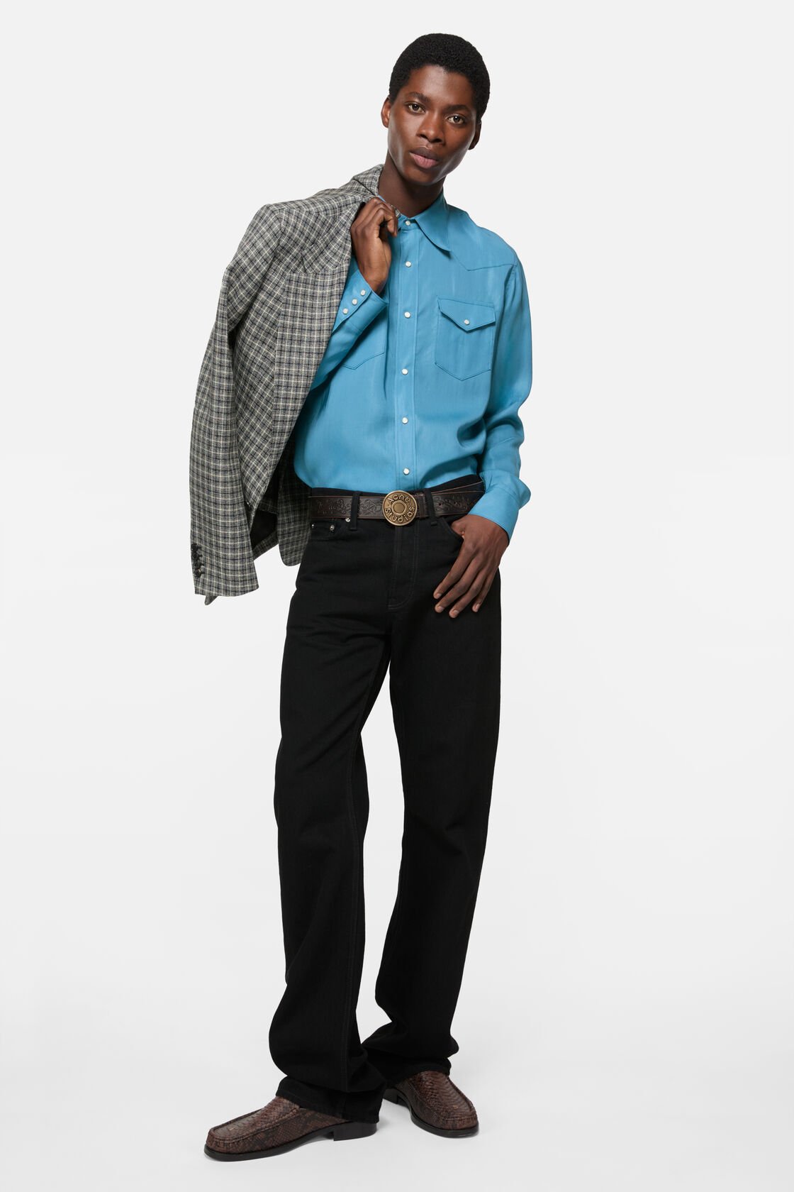 Tryckta pythonloafer