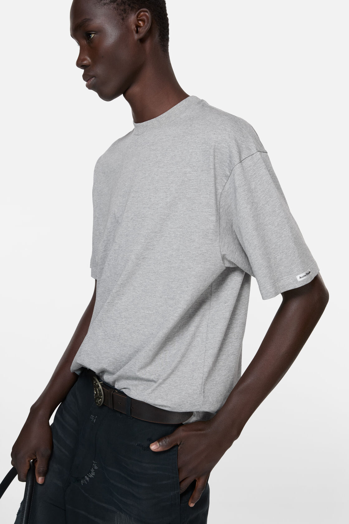Satinlogotyp T-shirt - lös