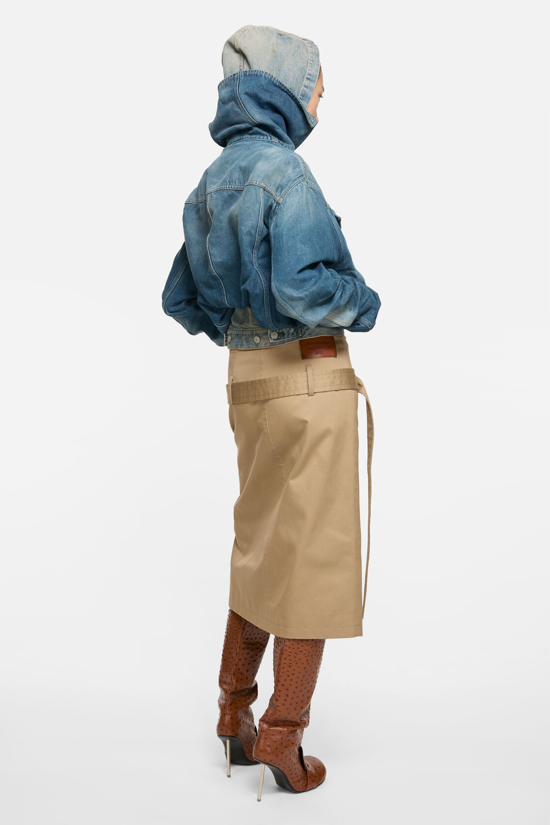 Rynkig denimjacka