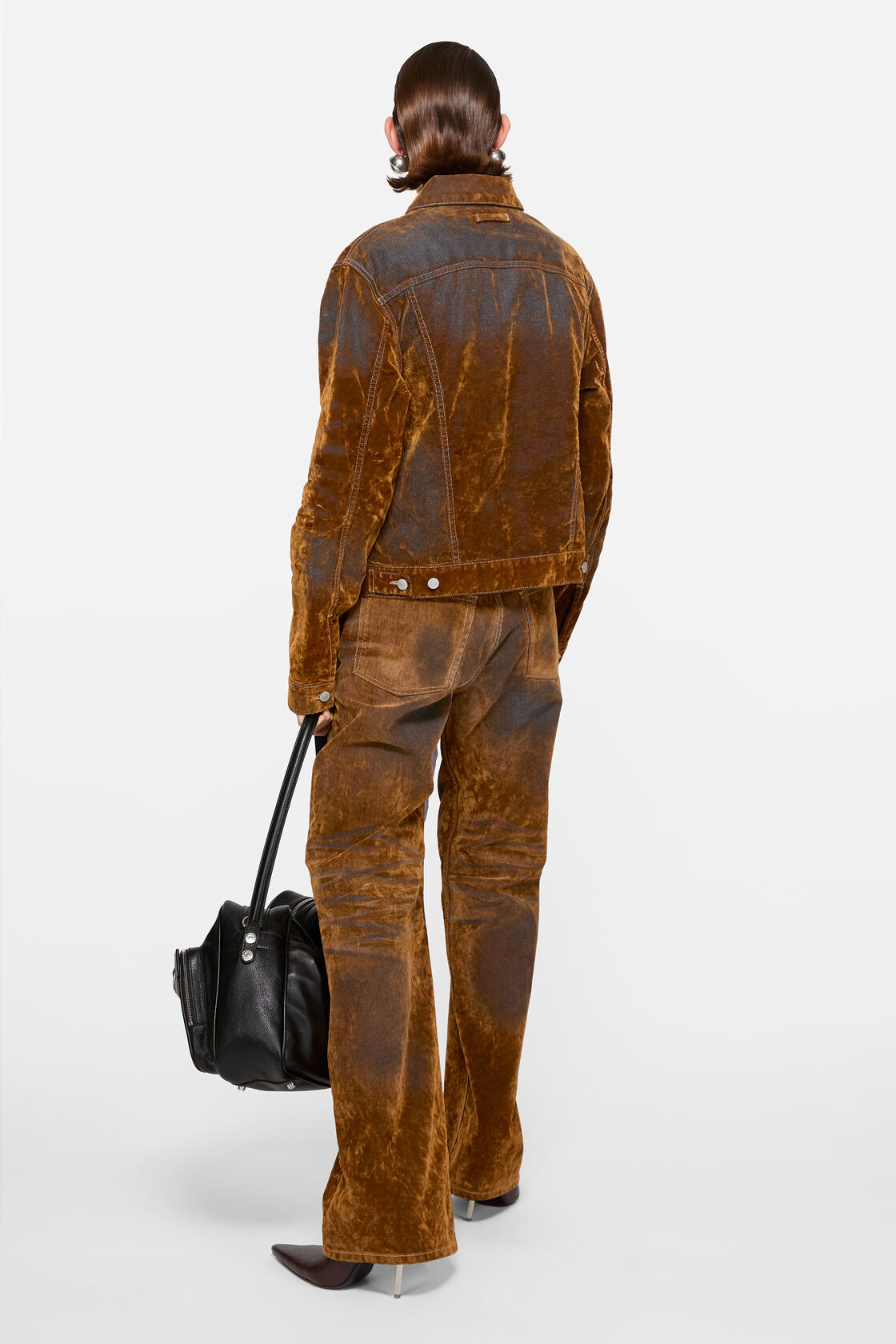 Flockade jeans i tyg - 2021