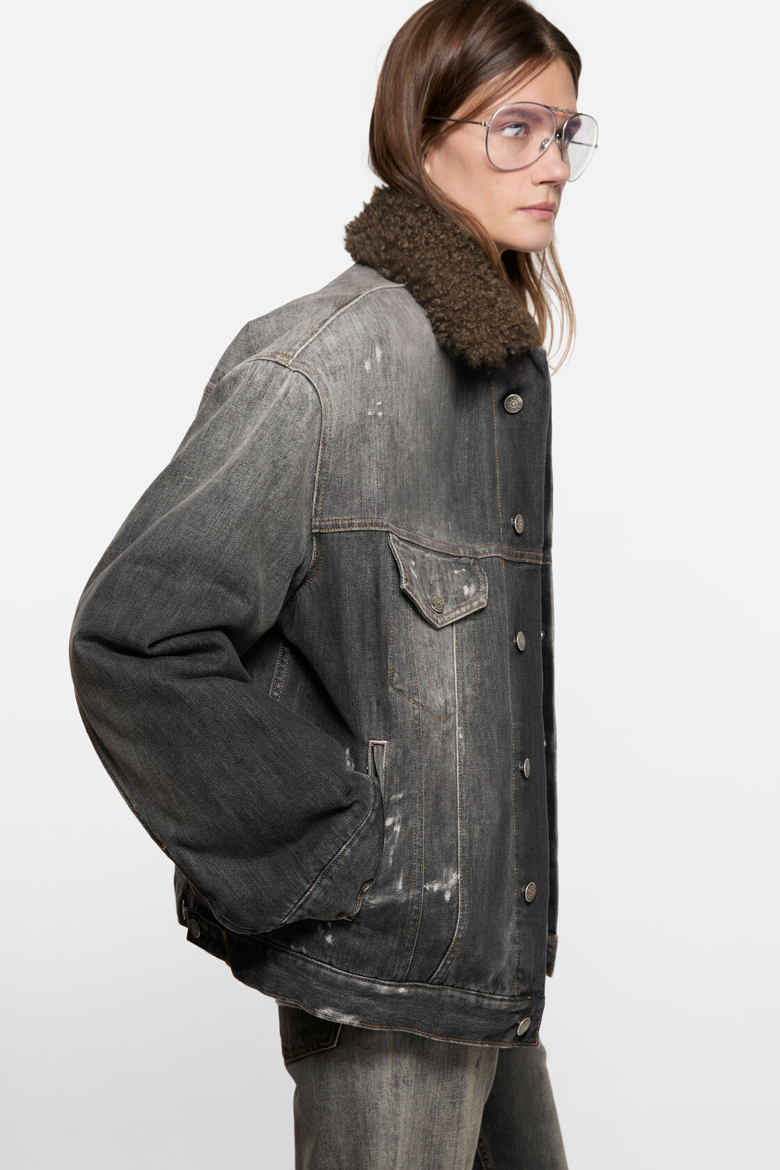 Vårdad denimjacka